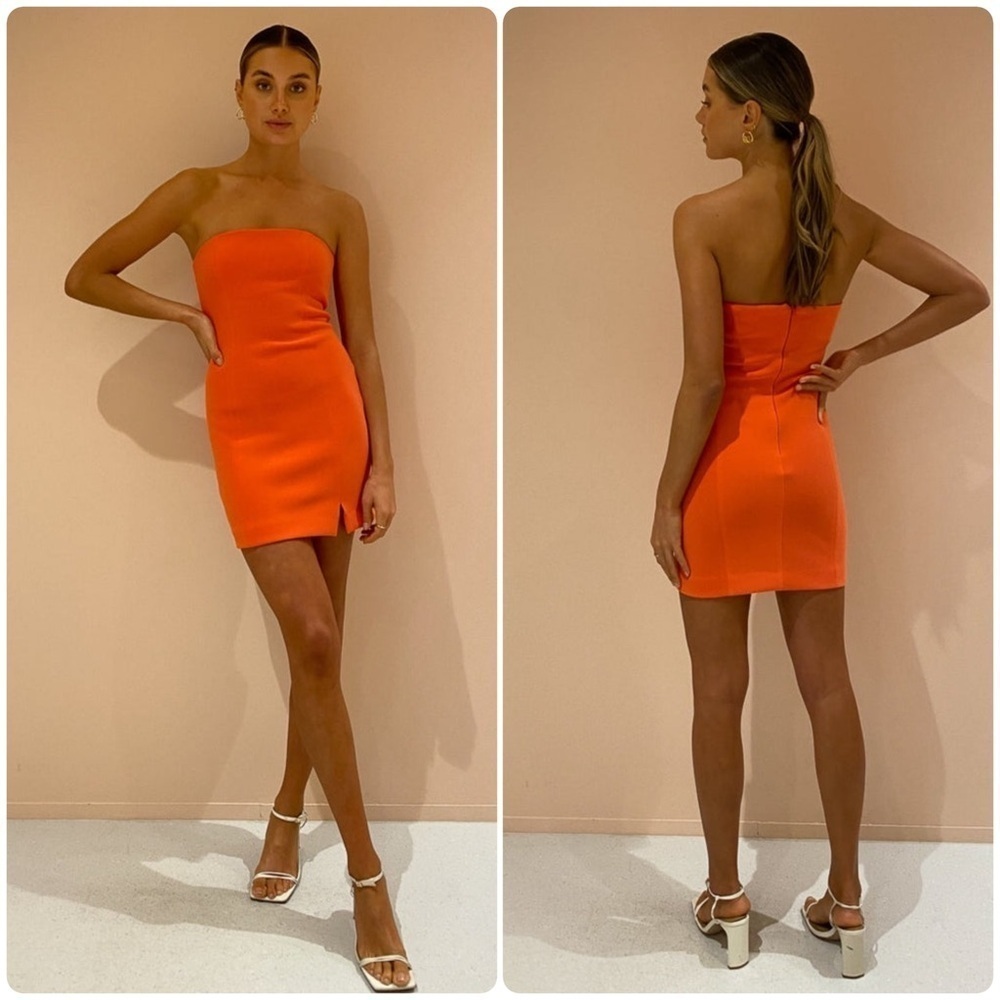 BEC + BRIDGE Cecily Mini Dress in Blood Orange ๐ size 4 - Picture 2 of 16